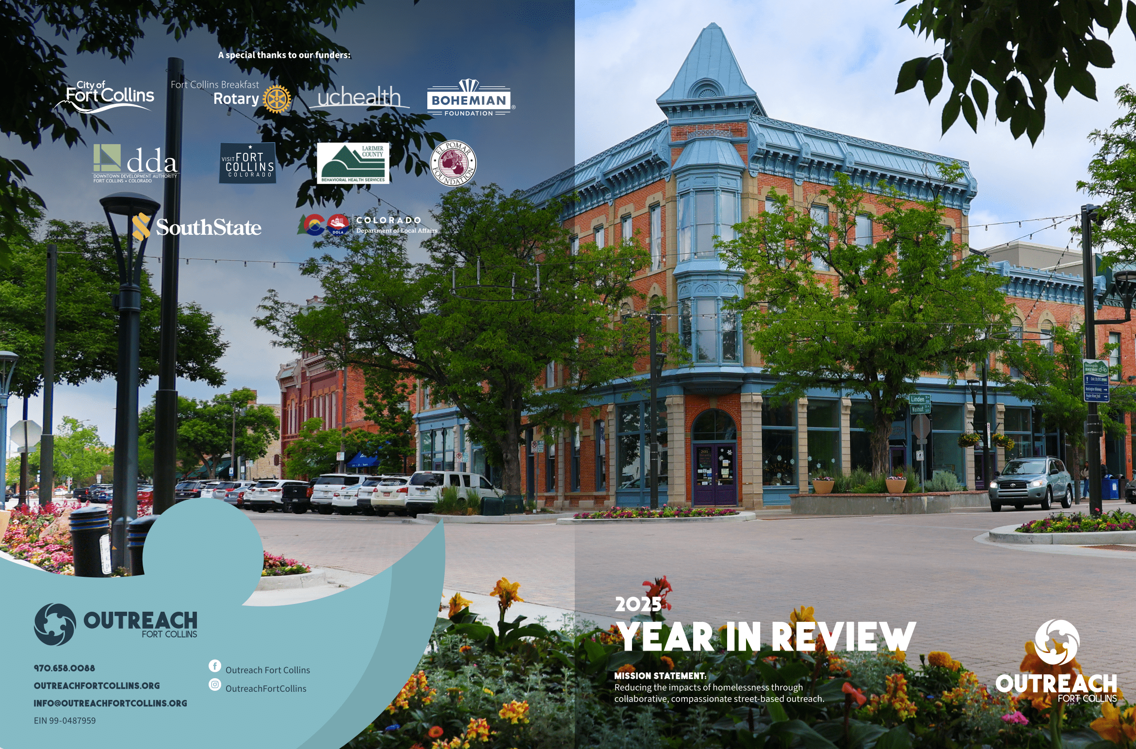 2023 annual report booklet open